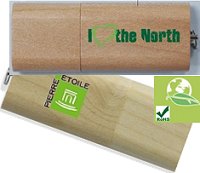 cles usb en bois avec marquage