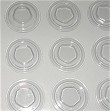pion centreur PVC, clips pvc transparent pour cd et dvd