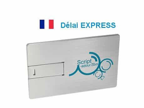 Clé USB carte ALU express