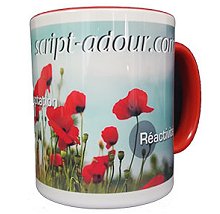 mug publicitaire bicolore