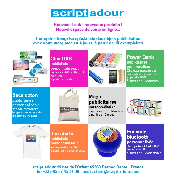 vente en ligne objets publicitaires