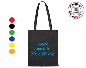 sac coton publicitaire couleur