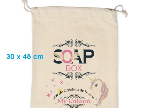 POCHON PUBLICITAIRE COTON FORMAT L – 30 X 45 CM