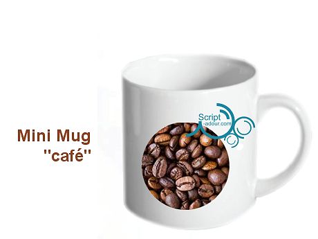 mini mug publicitaire tasse café