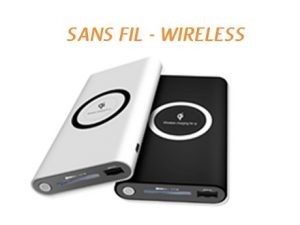 Power Bank publicitaire sans fil pbw-102 8000 mah