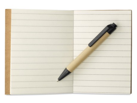 Petit carnet de note publicitaire Lien