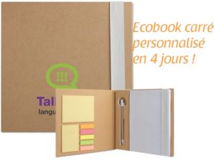 carnet de notes eco personnalisé