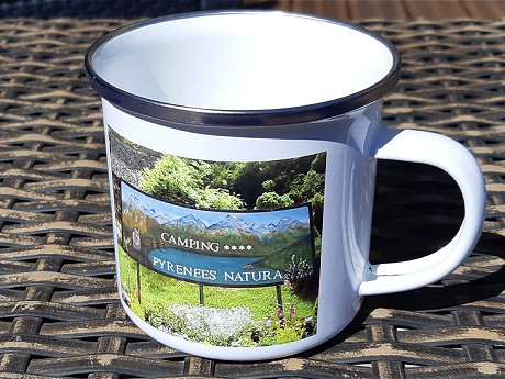 Mug avec cuillère personnalisé avec photo et texte pour le c