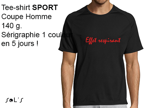 Tee-shirt publicitaire HOMME SPECIAL SPORT