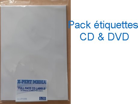etiquette CD ou DVD