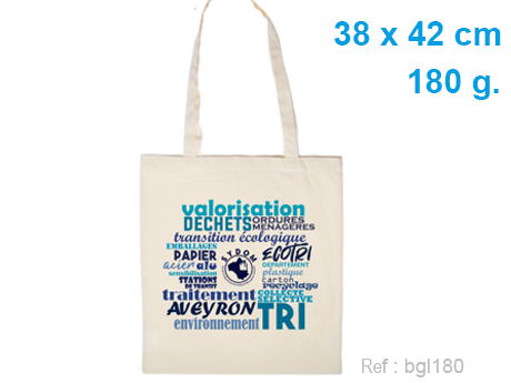 tote bag coton publicitaire 180 g