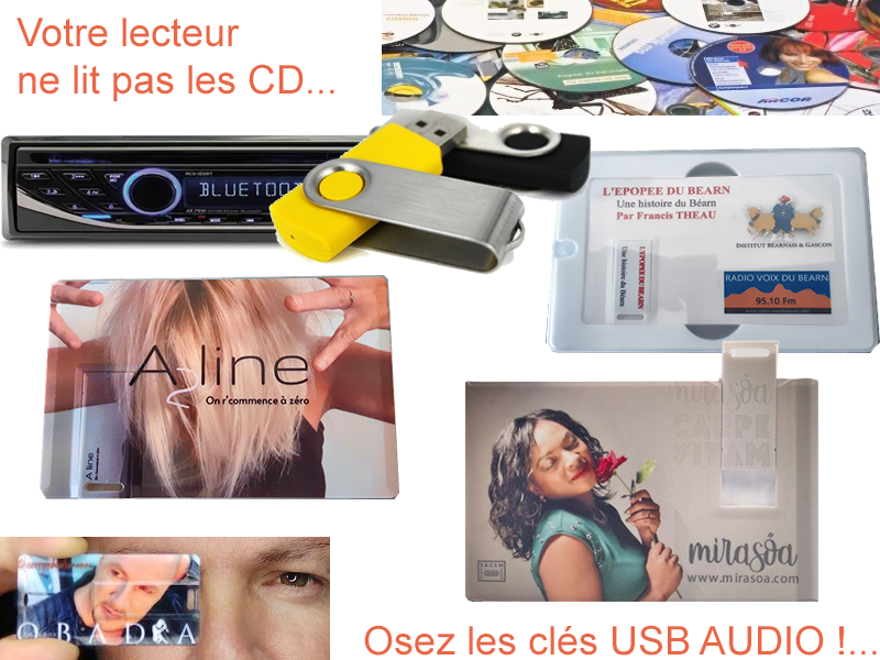 album musical en cle usb