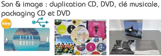 duplication CD et DVD, packaging cd et dvd