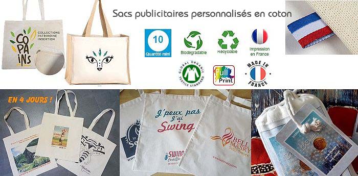 sac publicitaire personnalise coton