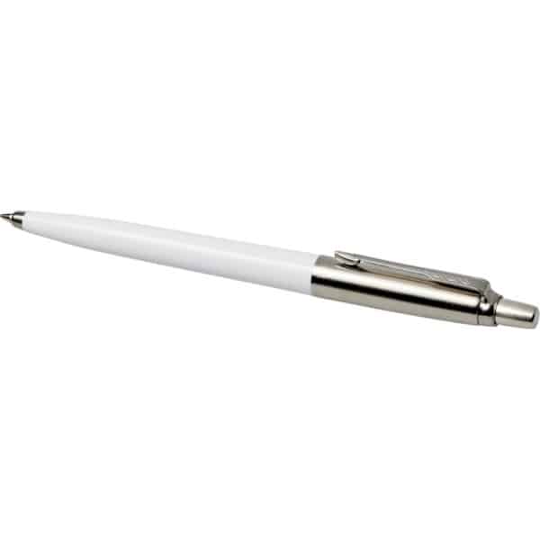 stylo bille parker made in france blanc plat