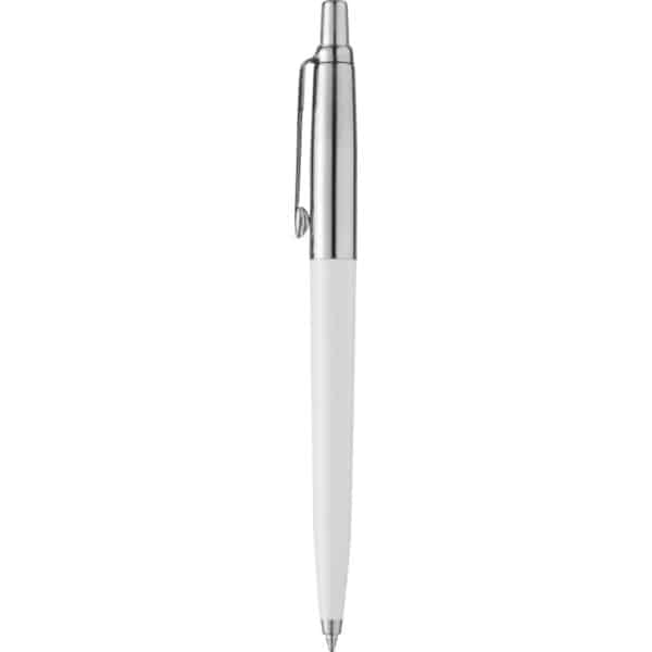 stylo bille parker made in france blanc gauche