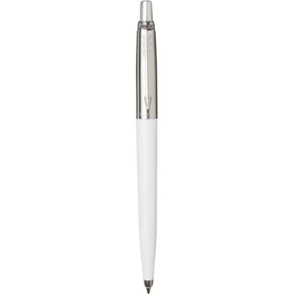 stylo bille parker made in france blanc face