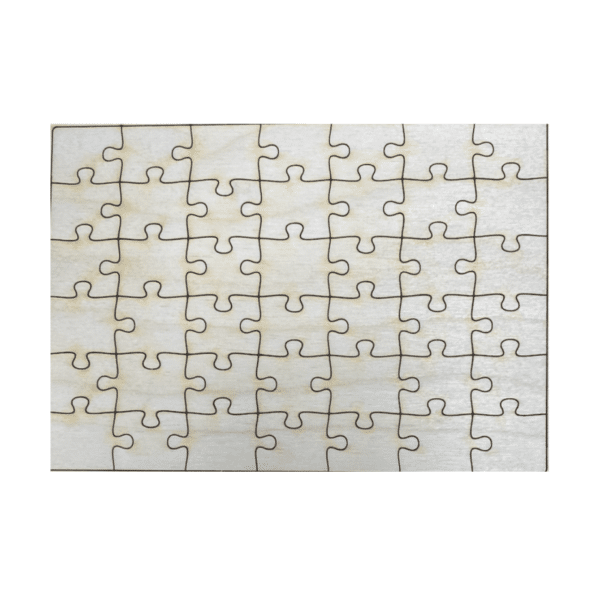 puzzle français rectangle bois